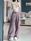 Retro Purple Cargo Jeans for Women – High-Waist Loose Fit Baggy Denim Trousers Jeans mpncm1-10.myshopify.com retro-purple-cargo-jeans-womens-baggy-high-waist Fittyluxe